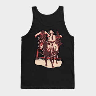 Cowboy Collage Tank Top